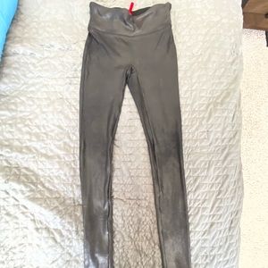 Spanx Faux leather leggings XS